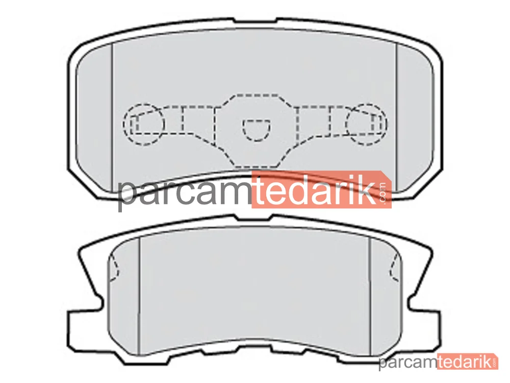 VALEO 670520 | Fren Balatası (Arka) — Mitsubishi Outlander II, Jeep Compass, Dodge Caliber